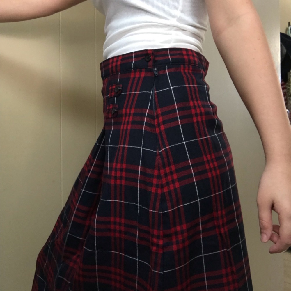 Plaid School Girl A-Line Skirt